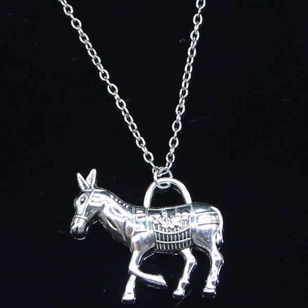 20pcs new fashion necklace 33x30mm donkey burro silver pendants short long women men colar gift jewelry choker
20pcs new fashion necklace 33x30mm donkey burro silver pendants short long women men colar gift jewelry choker