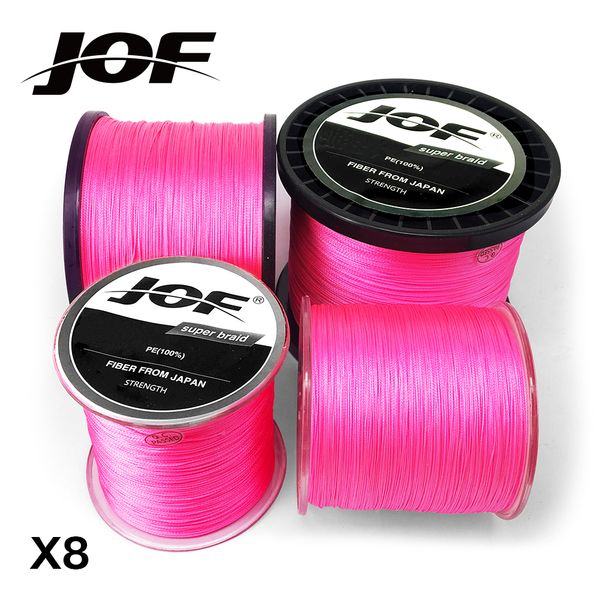 jof pe pink braid fishing line 8 strands 100m 300m 500m 1000m sea fishing weave super strong threads
jof pe pink braid fishing line 8 strands 100m 300m 500m 1000m sea fishing weave super strong threads