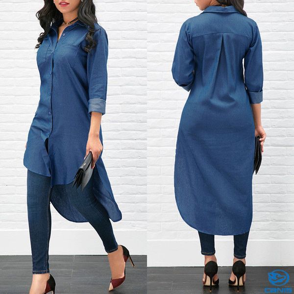 designer dress womens clothing women new casual long denim blouse long sleeve loose maxi dress summer clothing designer clothes, Black;gray
designer dress womens clothing women new casual long denim blouse long sleeve loose maxi dress summer clothing designer clothes, Black;gray