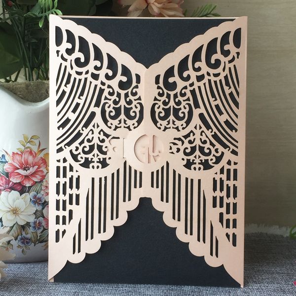 25pcs / серия 3d дизайн изысканный свадебные приглашения карты сладкое envelop engagements приглашения карты подарочные карты поздравительны, Black
25pcs / серия 3d дизайн изысканный свадебные приглашения карты сладкое envelop engagements приглашения карты подарочные карты поздравительны, Black