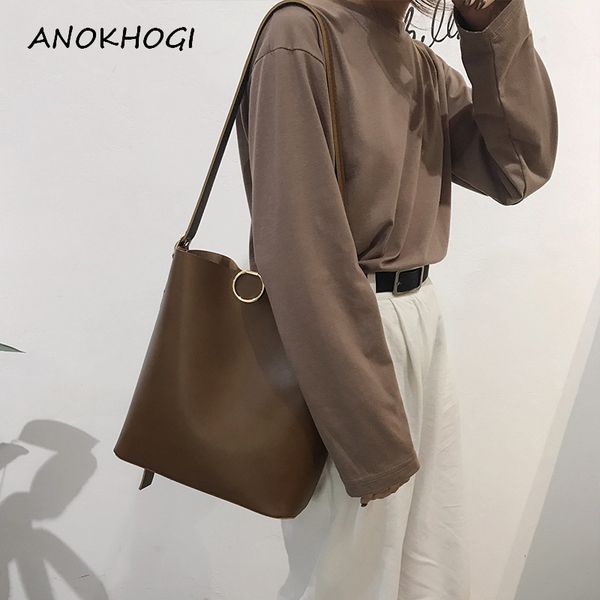 retro brown women composite bag big capacity bucket shoulder bags for women cross body messengers b628
retro brown women composite bag big capacity bucket shoulder bags for women cross body messengers b628