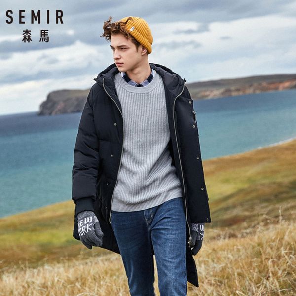semir men quilted down hooded coat with pocket down filling puffer coat with lined hood zip&snap closure tab at back ribbed cuff, Black
semir men quilted down hooded coat with pocket down filling puffer coat with lined hood zip&snap closure tab at back ribbed cuff, Black