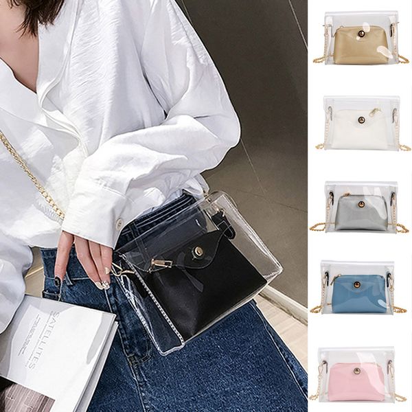 ladybabag brand woman shoulder bag 2019 new fashion transparent 2pc chain square messenger bag dropshipping torebka damska
ladybabag brand woman shoulder bag 2019 new fashion transparent 2pc chain square messenger bag dropshipping torebka damska