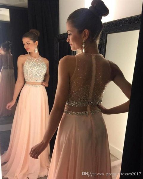 prom dresses jewel neck yellow peach chiffon long crystal beads sheer waist open back plus size evening gowns, Black
prom dresses jewel neck yellow peach chiffon long crystal beads sheer waist open back plus size evening gowns, Black