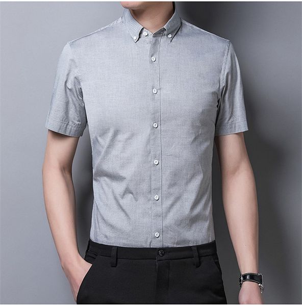 business mens shirts solid color casual slim mens designer shirts lapel neck short sleeve single breasted cardigan, White;black
business mens shirts solid color casual slim mens designer shirts lapel neck short sleeve single breasted cardigan, White;black