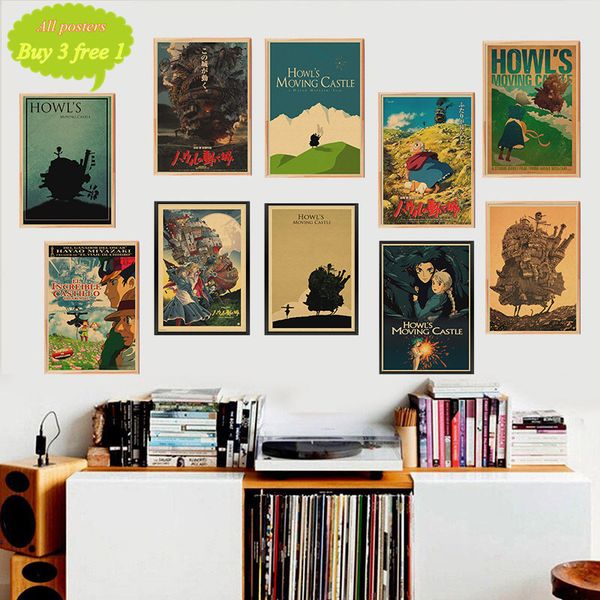classic comic howl moving castle moving castle kraft paper retro cartoon comic poster bars cafe decor sticker
classic comic howl moving castle moving castle kraft paper retro cartoon comic poster bars cafe decor sticker