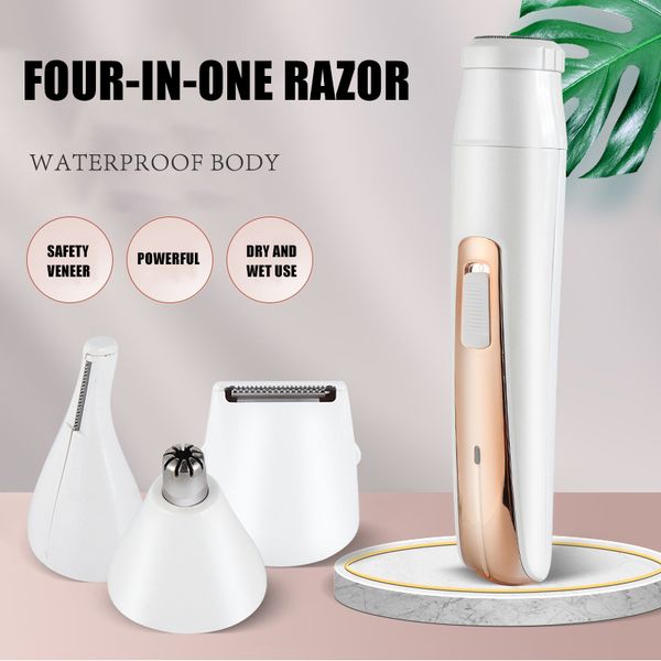 4 in 1 lady hair removal device usb charging washable compact portable electric hair scraper painless eyebrow nose trimmer d0301
4 in 1 lady hair removal device usb charging washable compact portable electric hair scraper painless eyebrow nose trimmer d0301