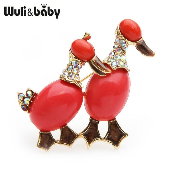 wuli&baby red blue acrylic couple ducks brooches women men rhinestone animal casual party brooch pins gifts, Gray
wuli&baby red blue acrylic couple ducks brooches women men rhinestone animal casual party brooch pins gifts, Gray