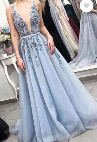 2020 v-link appliques prom dresses deep long sleeves lace tulle evening dresses over skirt illusion formal dresses, Black
2020 v-link appliques prom dresses deep long sleeves lace tulle evening dresses over skirt illusion formal dresses, Black