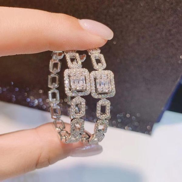 big statement hoop earring for women wedding geometry full mirco cubic zircon nigerian hoop earrings e9429, Golden;silver
big statement hoop earring for women wedding geometry full mirco cubic zircon nigerian hoop earrings e9429, Golden;silver