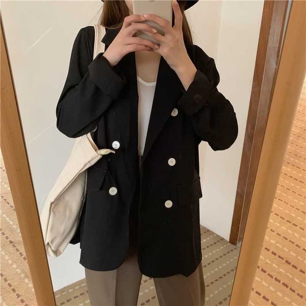 women's suits & blazers hzirip work wear formal suit blazer loose elegant summer 2021 office lady fashion solid casual basic women coa, White;black
women's suits & blazers hzirip work wear formal suit blazer loose elegant summer 2021 office lady fashion solid casual basic women coa, White;black
