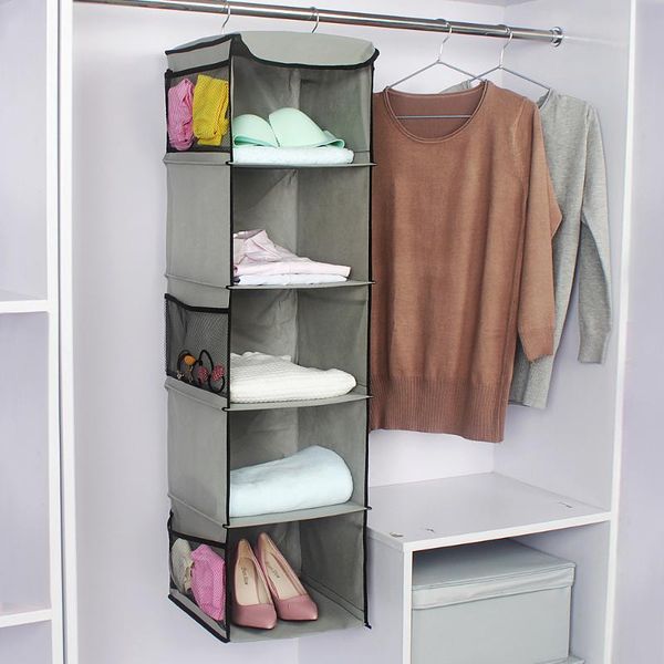 5 layers wardrobe hanging organizer with hook home storage hanging organizers bag with side pocket rack container closet d30
5 layers wardrobe hanging organizer with hook home storage hanging organizers bag with side pocket rack container closet d30