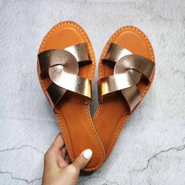 2020 women's fahion design summer beach shoes leather sandals interlocking surface slip on cool female slides large size 37-41, Black
2020 women's fahion design summer beach shoes leather sandals interlocking surface slip on cool female slides large size 37-41, Black