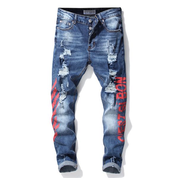 мужчины дыры разрушенный blue jeans european american high street мотоцикл байкер джинсы стретч мужчины джинсовой дизайн хип-хоп
мужчины дыры разрушенный blue jeans european american high street мотоцикл байкер джинсы стретч мужчины джинсовой дизайн хип-хоп