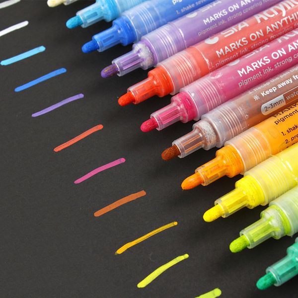 Acrylic Markers Multifunction Candy Color Highlighter Waterproof Paint Marker Pen art set School Supplies
Acrylic Markers Multifunction Candy Color Highlighter Waterproof Paint Marker Pen art set School Supplies