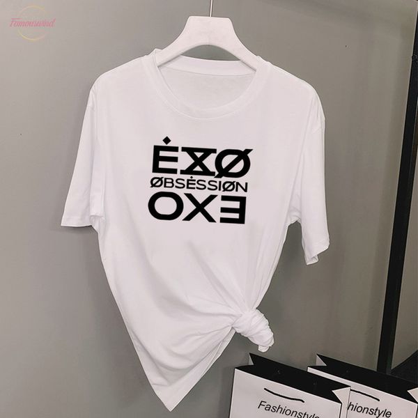 fashion polyester letter printed tshirt women kpop exo obsession t shirt casual short sleeve tee shirt fasns clothes, White
fashion polyester letter printed tshirt women kpop exo obsession t shirt casual short sleeve tee shirt fasns clothes, White