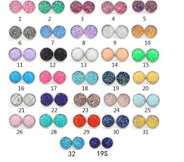 8mm stainless steel ear studs handmade resin round full star stud mermaid druzy earrings jewelry lady gift, Golden;silver
8mm stainless steel ear studs handmade resin round full star stud mermaid druzy earrings jewelry lady gift, Golden;silver