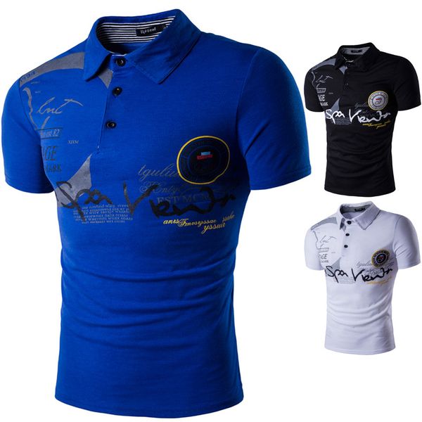 casual polos men lapel brand letters print crew neck foreign trade european wind new summer fashion short sleeve, White;black
casual polos men lapel brand letters print crew neck foreign trade european wind new summer fashion short sleeve, White;black