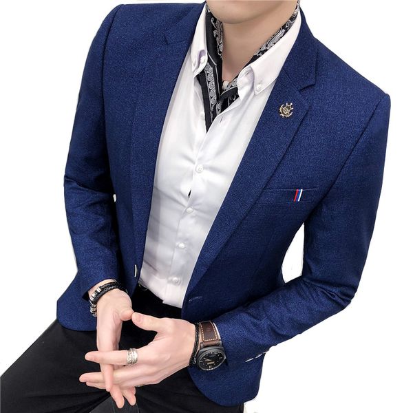 blazers 2019 new slim urban light business hair stylist handsome small suit / male versatile simple boutique fashion suit jacket, White;black
blazers 2019 new slim urban light business hair stylist handsome small suit / male versatile simple boutique fashion suit jacket, White;black