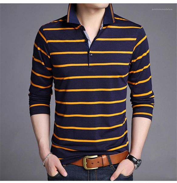 striped printed casual long sleeve tees slim contrast color fashion turn down collar mens mens designer polos, White;black
striped printed casual long sleeve tees slim contrast color fashion turn down collar mens mens designer polos, White;black