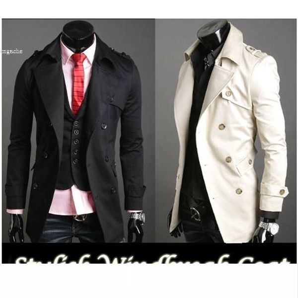 wholesale- 2016 new fashion korean coat jacket men slim classic double breasted wool coat jacket windbreaker 4 sizes 2 colors, Tan;black
wholesale- 2016 new fashion korean coat jacket men slim classic double breasted wool coat jacket windbreaker 4 sizes 2 colors, Tan;black
