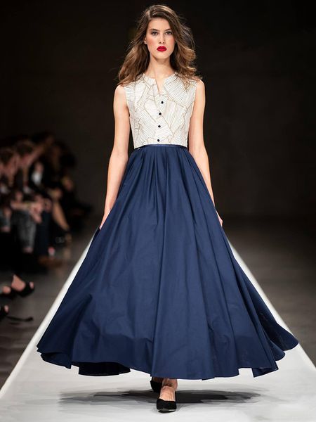 runway dress a-line sashes women floeal dresses long dress ankle-length sleeveless, Black 
runway dress a-line sashes women floeal dresses long dress ankle-length sleeveless, Black