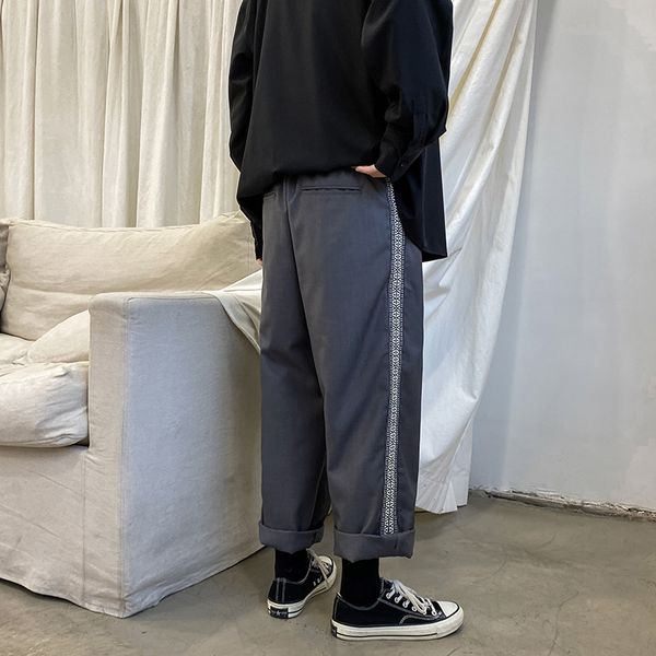 2020 spring and summer new youth pop style wide leg small trousers fashion embroidery center line casual pants gray s-2xl, White;black
2020 spring and summer new youth pop style wide leg small trousers fashion embroidery center line casual pants gray s-2xl, White;black