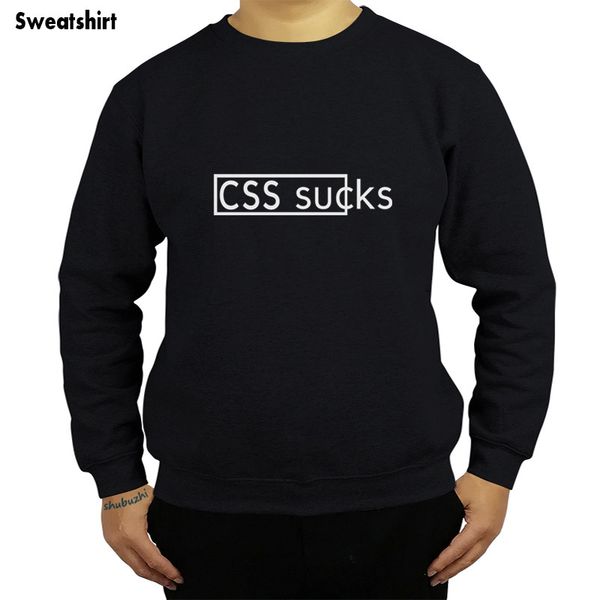 css sucks men sweatshirt fun geek nerd html computer science scientist web designer cotton mens autumn and winter hoody sbz4291, Black
css sucks men sweatshirt fun geek nerd html computer science scientist web designer cotton mens autumn and winter hoody sbz4291, Black