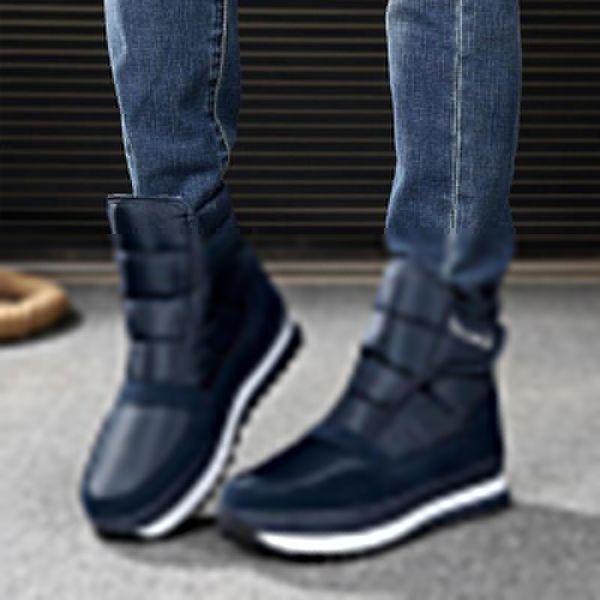men boots warm plush winter shoes fashion waterproof ankle boots non-slip men winter snow boots size 38 - 45, Black
men boots warm plush winter shoes fashion waterproof ankle boots non-slip men winter snow boots size 38 - 45, Black