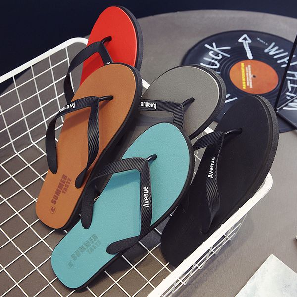 summer slippers mens slip-resistant flip flops korean-style fashion pvc slippers personality outdoor soft bottom flat sandals, Black
summer slippers mens slip-resistant flip flops korean-style fashion pvc slippers personality outdoor soft bottom flat sandals, Black
