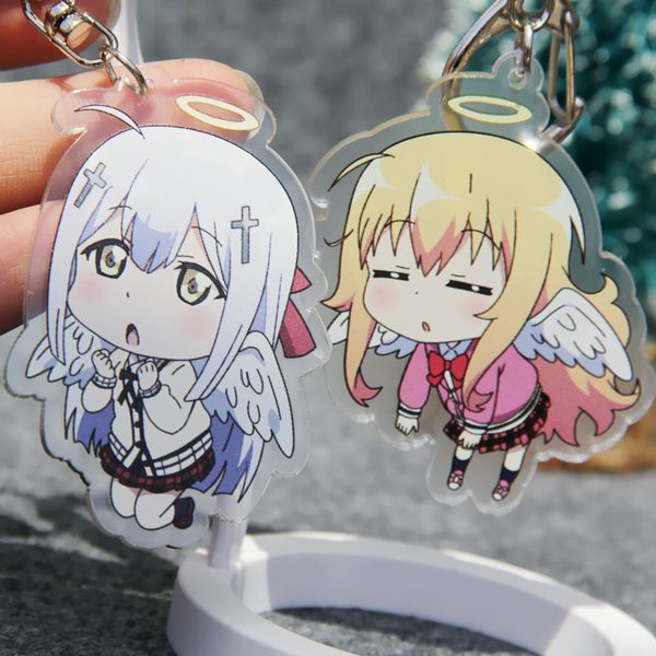 cute gabriel dropout printed keychain acrylic keyring pendant cosplay prop backpack decor for women men gift collection, Silver
cute gabriel dropout printed keychain acrylic keyring pendant cosplay prop backpack decor for women men gift collection, Silver