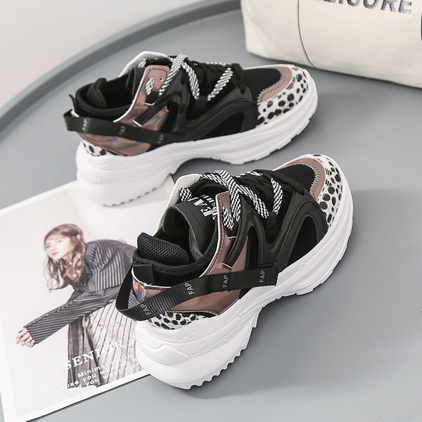 weweya high heel women sneakers leopard trend fap running shoes woman platform ladies walking breathable sport shoes size 36-41 y200612, Black
weweya high heel women sneakers leopard trend fap running shoes woman platform ladies walking breathable sport shoes size 36-41 y200612, Black