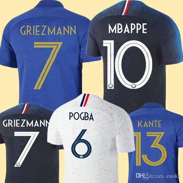2018 2019 mbappe griezmann pogba women men 2 stars soccer jersey navy football lemar shirts equipe coupe 2018 girl kids maillot de foot kit, Black;yellow
2018 2019 mbappe griezmann pogba women men 2 stars soccer jersey navy football lemar shirts equipe coupe 2018 girl kids maillot de foot kit, Black;yellow