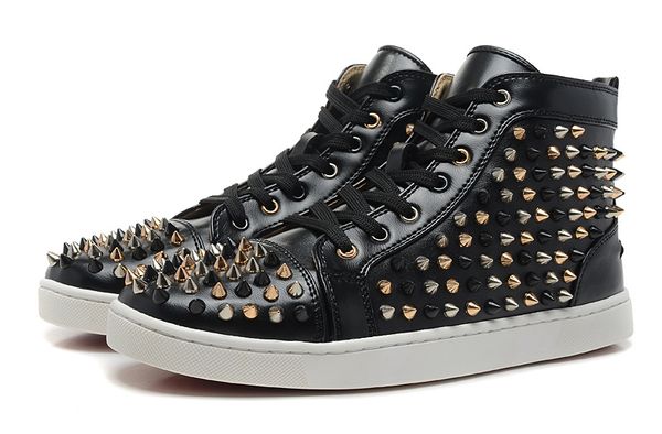 original box red bottom sneakers luxury party wedding shoes,designer black genuine leather studded spikes high lovers trainers shoes bn5
original box red bottom sneakers luxury party wedding shoes,designer black genuine leather studded spikes high lovers trainers shoes bn5
