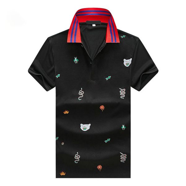 19ss luxury mens polo tshirt gg brand tshirts classic button lapels t-shirt official new style t shirts summer large size boutique tshirts, White;black
19ss luxury mens polo tshirt gg brand tshirts classic button lapels t-shirt official new style t shirts summer large size boutique tshirts, White;black