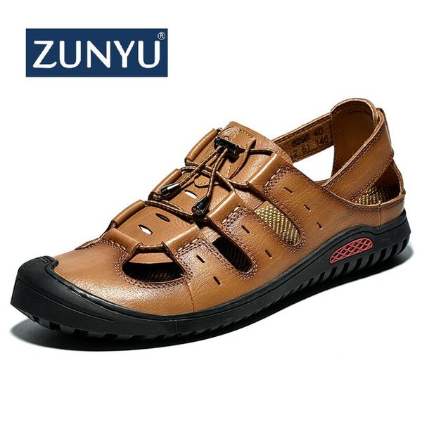 zunyu brand 2019 new fashion summer beach breathable men sandals genuine leather men's sandal man causal shoes plus size 38-46, Black
zunyu brand 2019 new fashion summer beach breathable men sandals genuine leather men's sandal man causal shoes plus size 38-46, Black