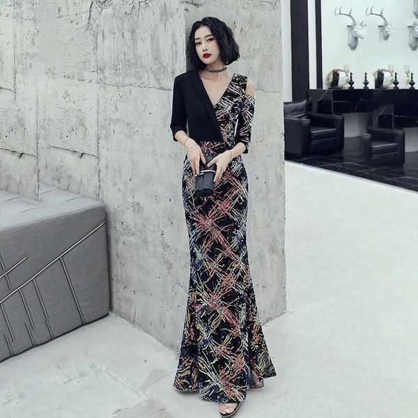 female sequins beads qipao formal evening party dress oversize slim long cheongsam vestidos elegant fishtail mesh gown, Red
female sequins beads qipao formal evening party dress oversize slim long cheongsam vestidos elegant fishtail mesh gown, Red