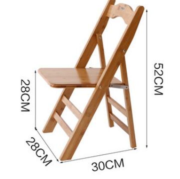 children bamboo portable folding study chair dining chair