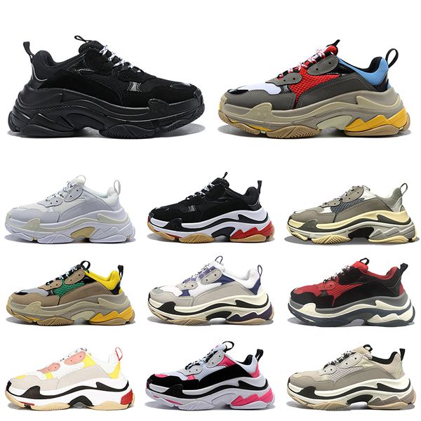triple s men women old dad casual shoes black white cream yellow platform chaussures mens trainers sports sneaker size 36-45
triple s men women old dad casual shoes black white cream yellow platform chaussures mens trainers sports sneaker size 36-45