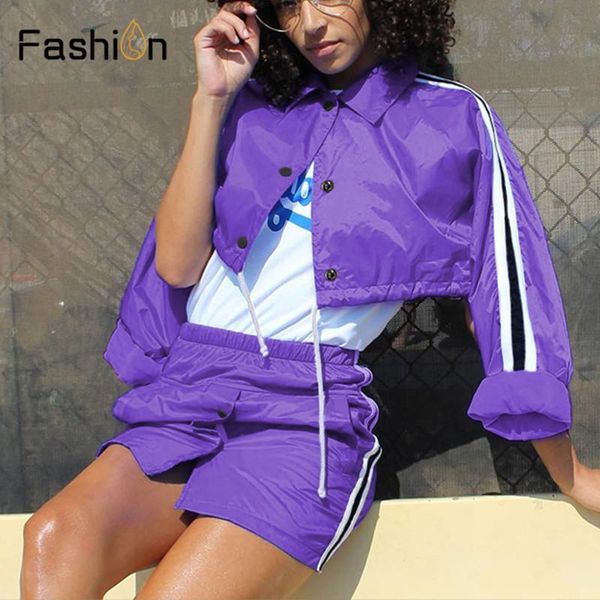 two piece set bomber jacket and skirt ladies purple sets striped patchwork skirt crop summer outfits for women tracksuit, White
two piece set bomber jacket and skirt ladies purple sets striped patchwork skirt crop summer outfits for women tracksuit, White