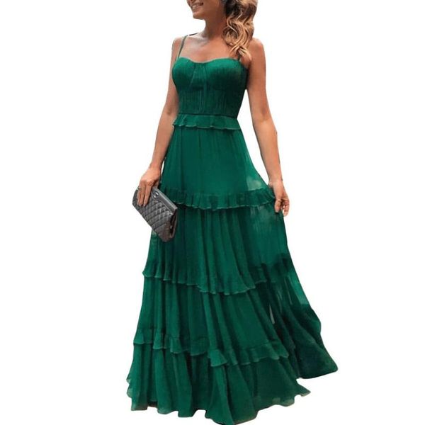 green banquet dress woman spaghetti strap vestido sweet party dress woman, Black;gray
green banquet dress woman spaghetti strap vestido sweet party dress woman, Black;gray