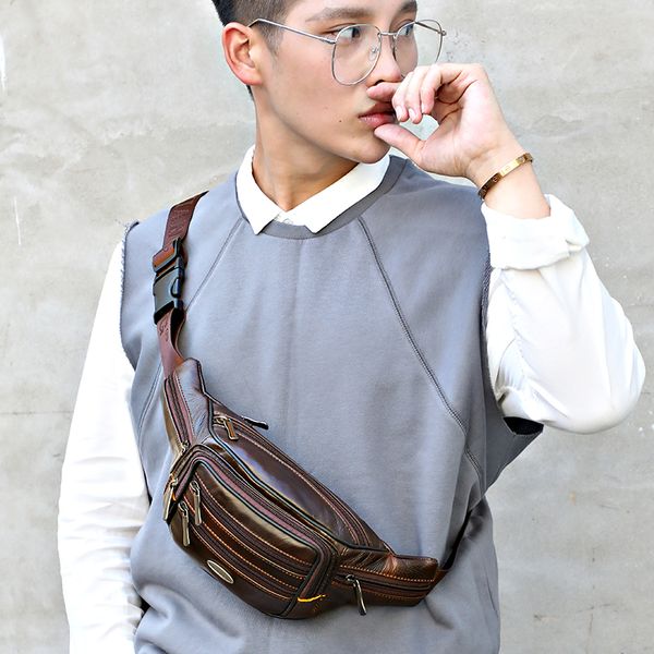 pu leather waistbag stylish simplicity personality male travel bag outdoor motion multifunction waist packs for men
pu leather waistbag stylish simplicity personality male travel bag outdoor motion multifunction waist packs for men