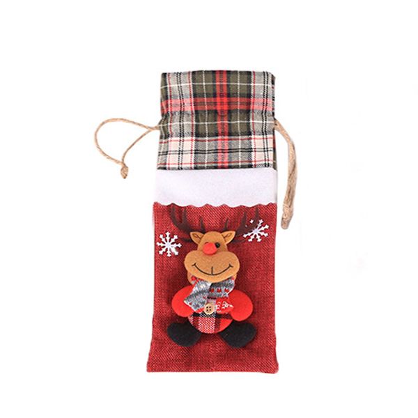 xmas 13*32cm red wine bottle bags christmas red wine bottle cover bags dinner table home party decoration suitable
xmas 13*32cm red wine bottle bags christmas red wine bottle cover bags dinner table home party decoration suitable