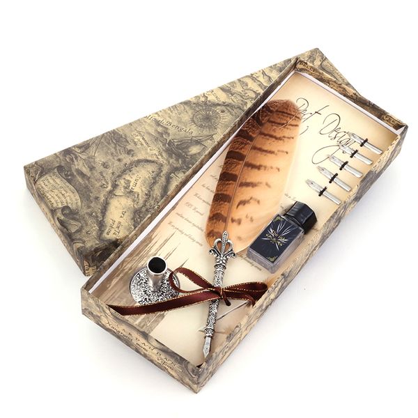 vintage metal feather fountain pen european and american style office stationery exquisite gift set fountain pen writing 0.5mm
vintage metal feather fountain pen european and american style office stationery exquisite gift set fountain pen writing 0.5mm