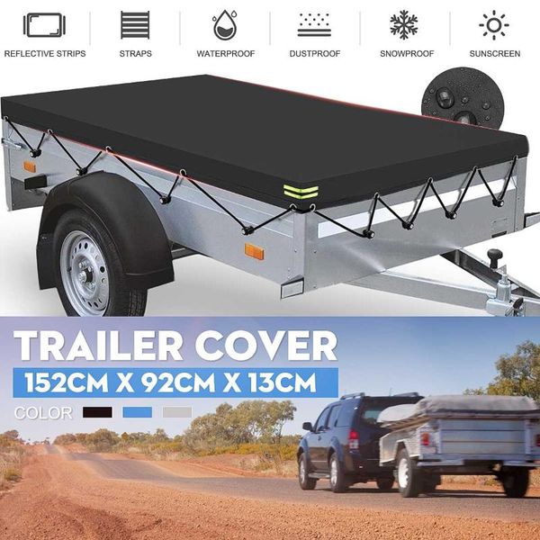 trailer car cover waterproof windproof dust protector with rubber belt outdoor auto roof tent cover canopy 152x92x13cm
trailer car cover waterproof windproof dust protector with rubber belt outdoor auto roof tent cover canopy 152x92x13cm