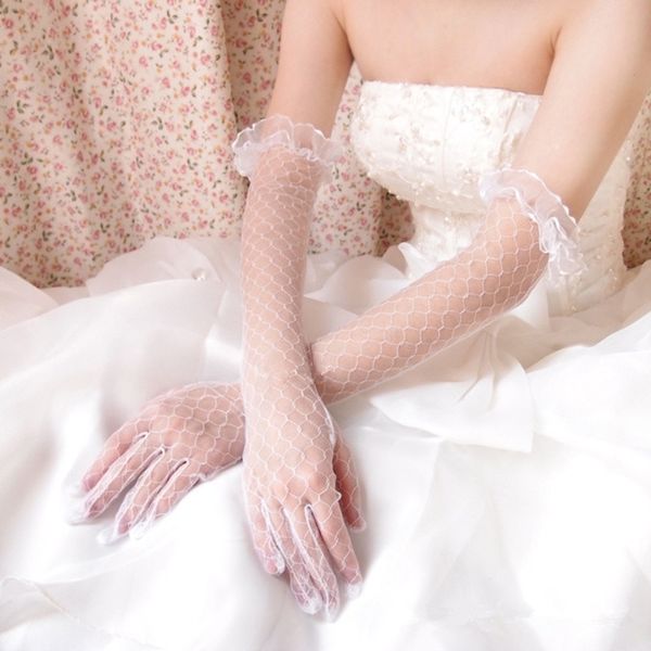 women lace bridal long gloves elbow length full finger wedding accessories white gloves
women lace bridal long gloves elbow length full finger wedding accessories white gloves