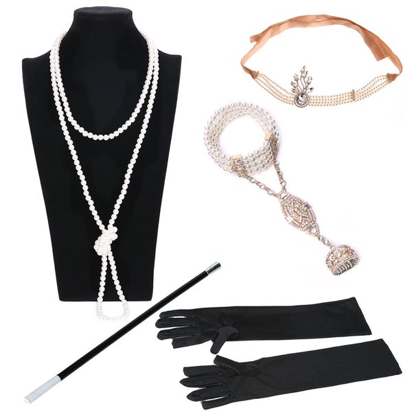 headpiece charleston costume accessories 1920s headband flapper great gatsby wedding hair accessories bride hair, Golden;white
headpiece charleston costume accessories 1920s headband flapper great gatsby wedding hair accessories bride hair, Golden;white