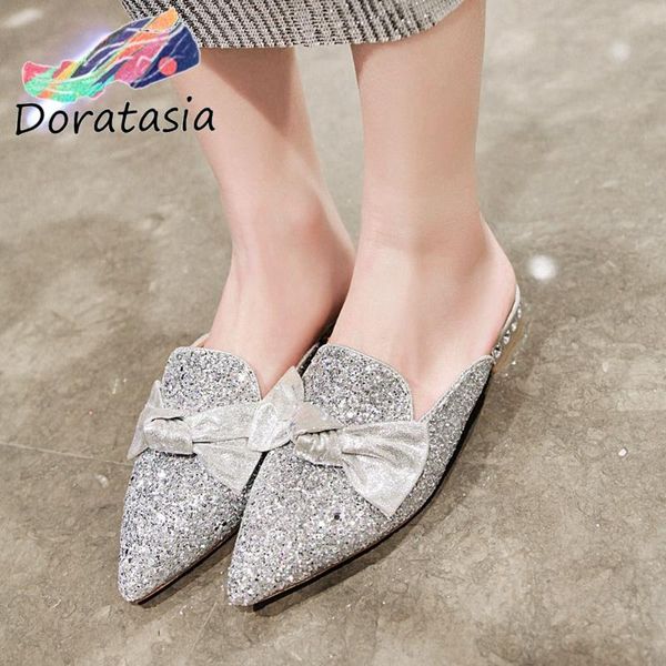 doratasia bling girl pointed toe slip on butterfly knot low heel pumps summer pumps women party beach shoes woman, Black
doratasia bling girl pointed toe slip on butterfly knot low heel pumps summer pumps women party beach shoes woman, Black