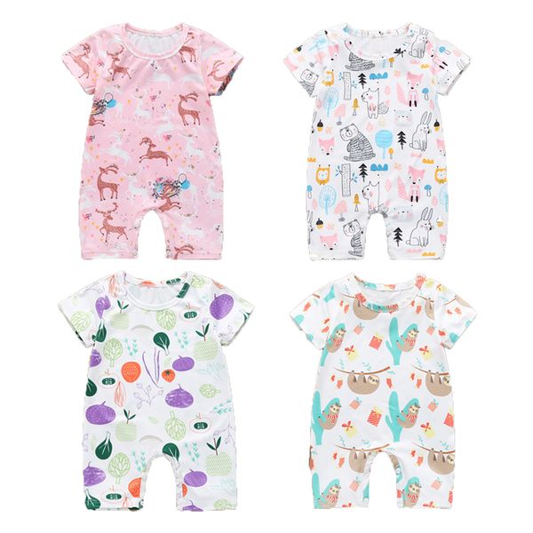 newborn baby summer print rompers single-breasted short sleeve cartoon animal vegetables printed rompers clothes 7 styles, Blue
newborn baby summer print rompers single-breasted short sleeve cartoon animal vegetables printed rompers clothes 7 styles, Blue