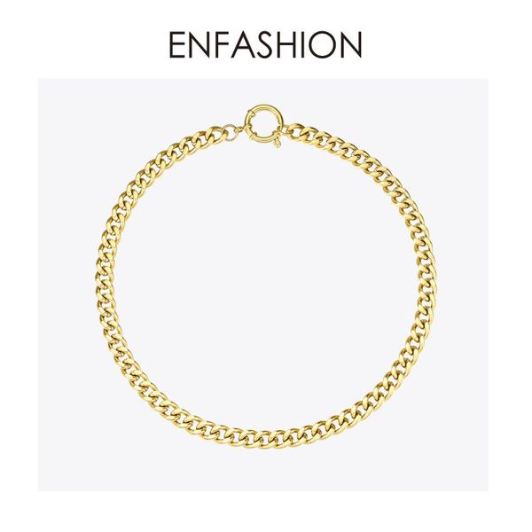 chains enfashion punk chunky stainless steel choker necklace women gold color simple link chain necklaces 2021 jewelry p203080, Silver
chains enfashion punk chunky stainless steel choker necklace women gold color simple link chain necklaces 2021 jewelry p203080, Silver